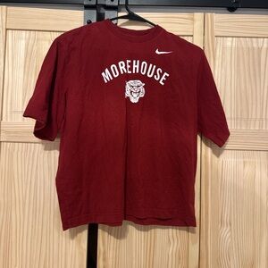 Nike Red Short Sleeve Tee Morehouse Design
